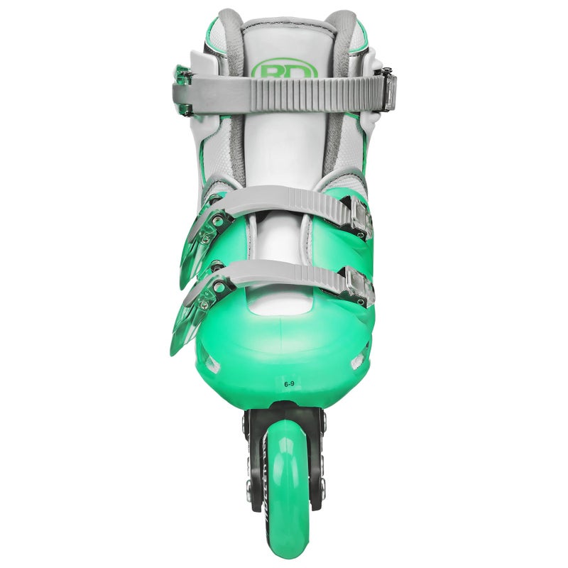 Roller Derby زلاجات رولر ديربي V-Tech 500 القابلة للتعديل للأداء للرجال والنساء والأطفال والمراهقين، كبيرة (6-9)، نعناع - Image 3
